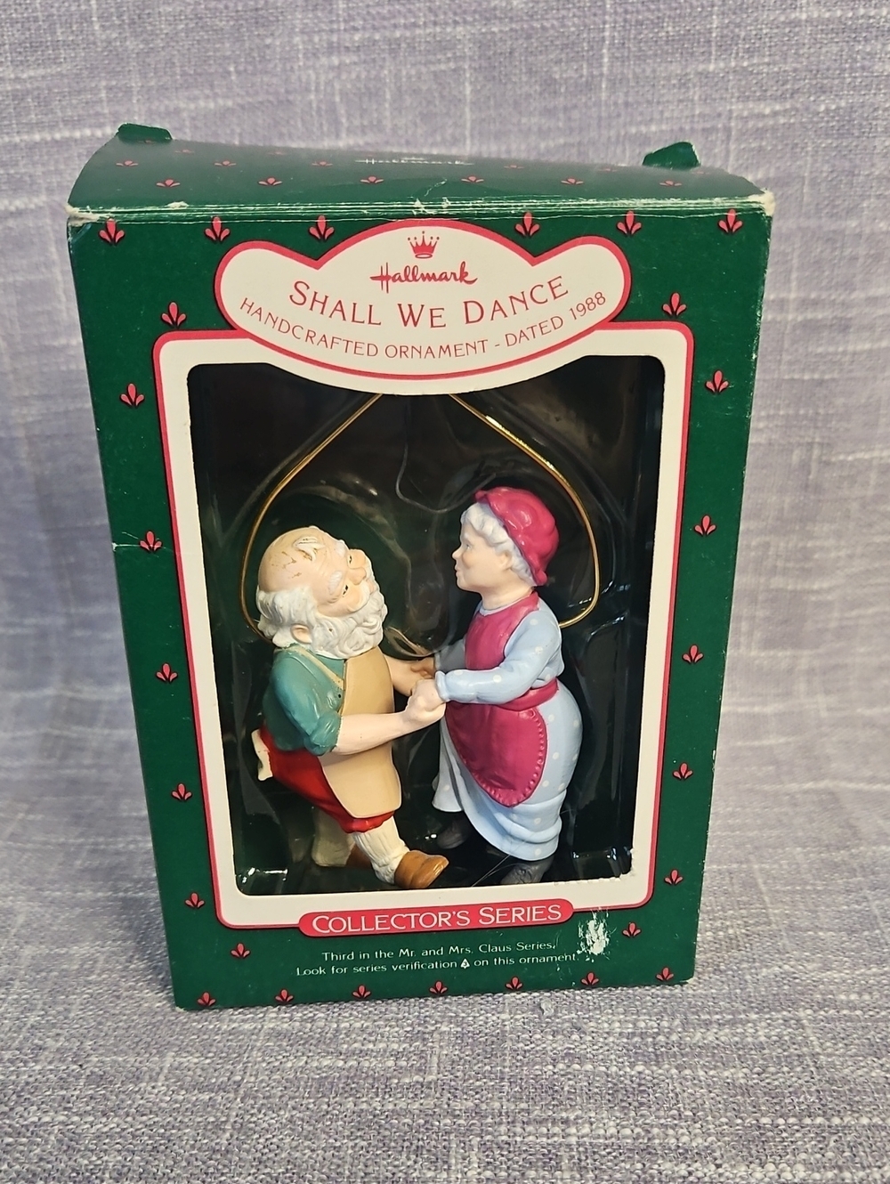 Hallmark Shall We Dance Ornament - Green/Red/Pink Figurine